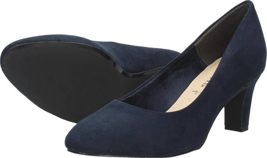 Tamaris Pumps blauw Textiel Dames