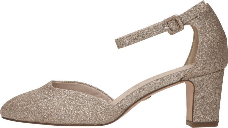 Tamaris Gouden Glitter Feest Sandalen Yellow Dames - Foto 16