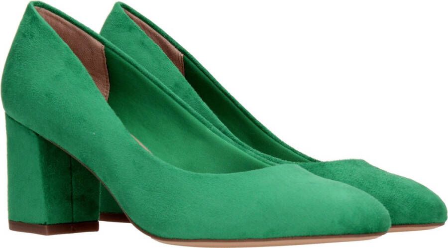 Tamaris Groene suède vegan pumps Green Dames - Foto 4