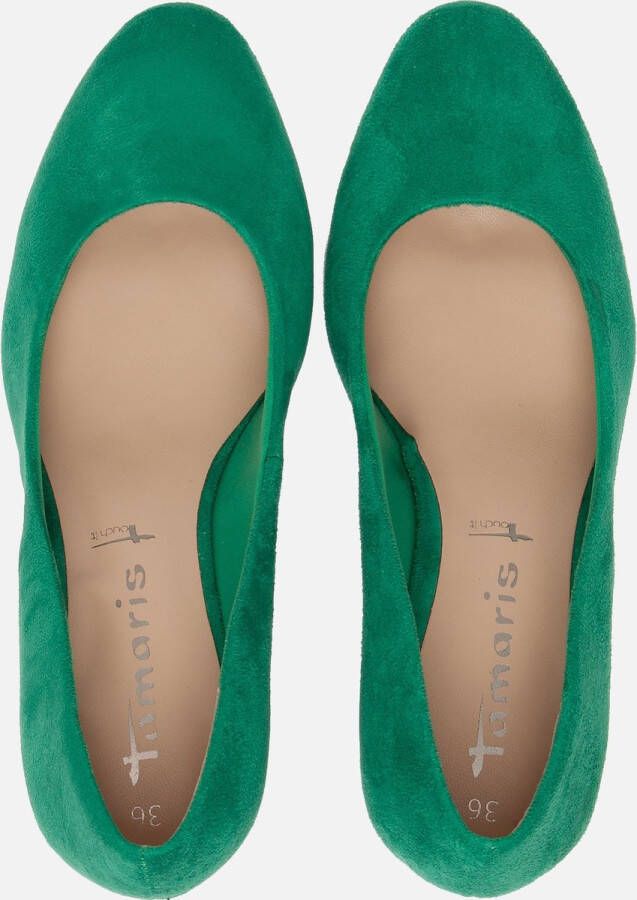 Tamaris Groene suède vegan pumps Green Dames - Foto 9