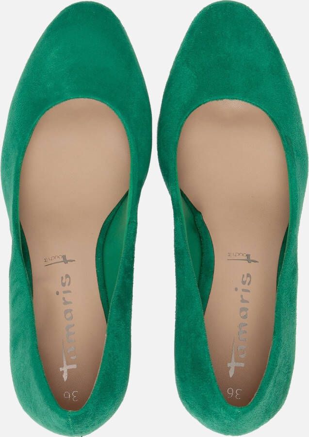 Tamaris Pumps groen Textiel Dames