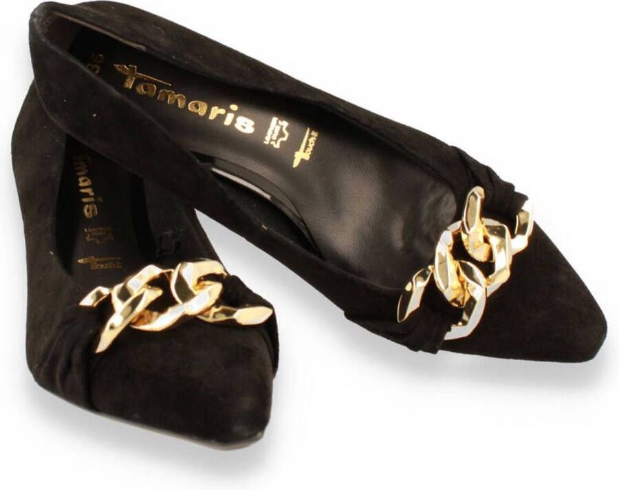 Tamaris Pumps zwart Leer 142401 Dames - Foto 7