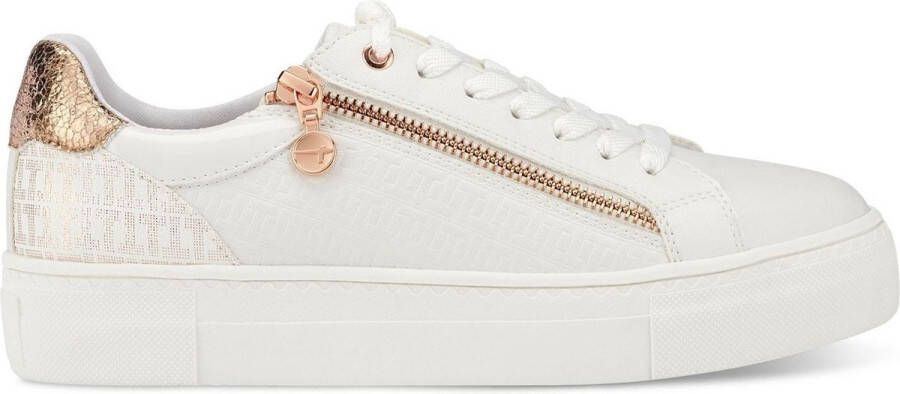 Tamaris Rosegold Sneakers wit Synthetisch Dames