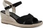 Tamaris Zwarte suède sandalette met 6 cm hak Multicolor Dames - Thumbnail 5
