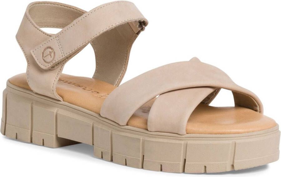 Tamaris Sandalen beige Nubuck Dames