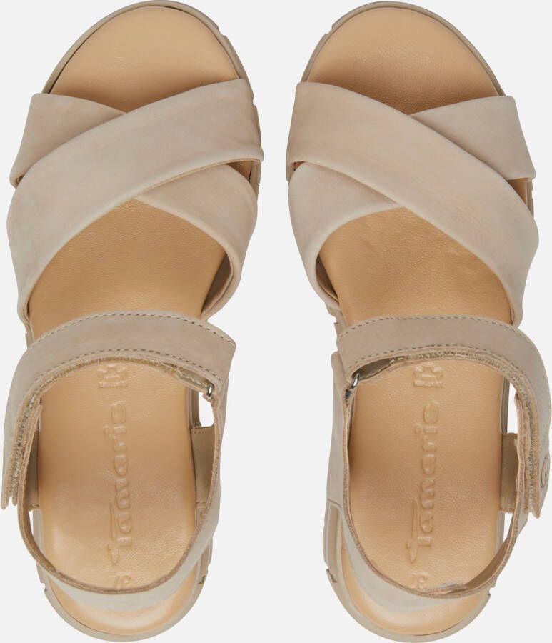 Tamaris Sandalen beige Nubuck Dames