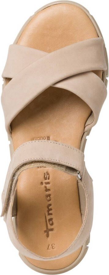 Tamaris Sandalen beige Nubuck Dames