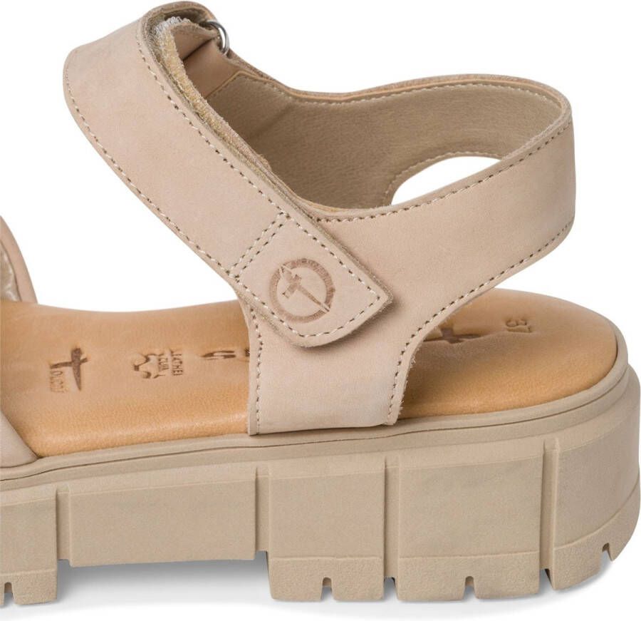 Tamaris Sandalen beige Nubuck Dames