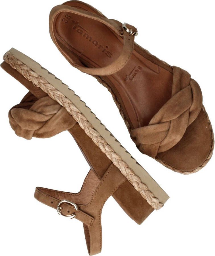 Tamaris Sandalen cognac Leer Dames