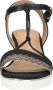 Tamaris Vegan Sleehak Sandalette met Geweven Bandje Black Dames - Thumbnail 7