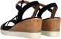 Tamaris Vegan Sleehak Sandalette met Geweven Bandje Black Dames - Thumbnail 11