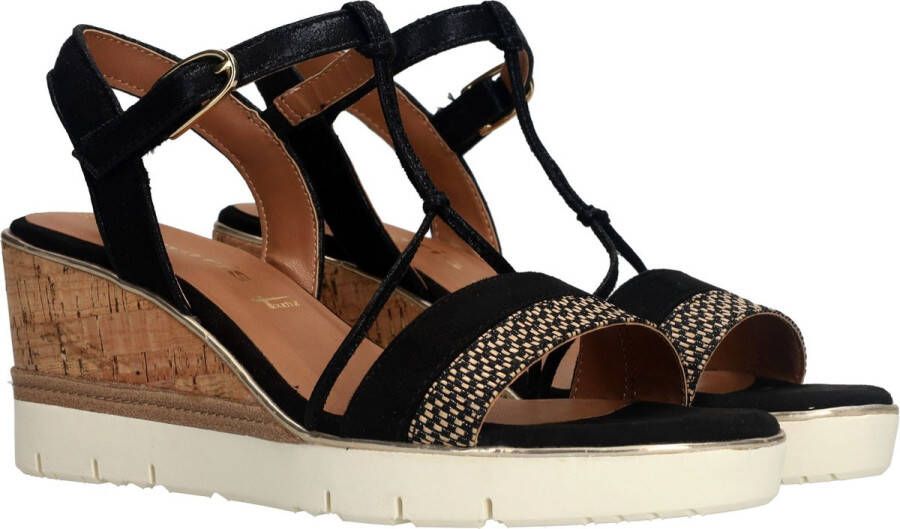 Tamaris Sandalen Hak Sandalen Hak Zwart