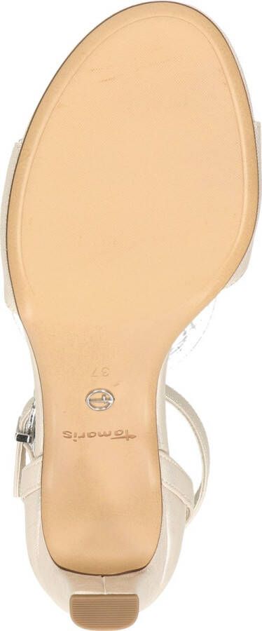 Tamaris Sandalen met hak goud Synthetisch Dames