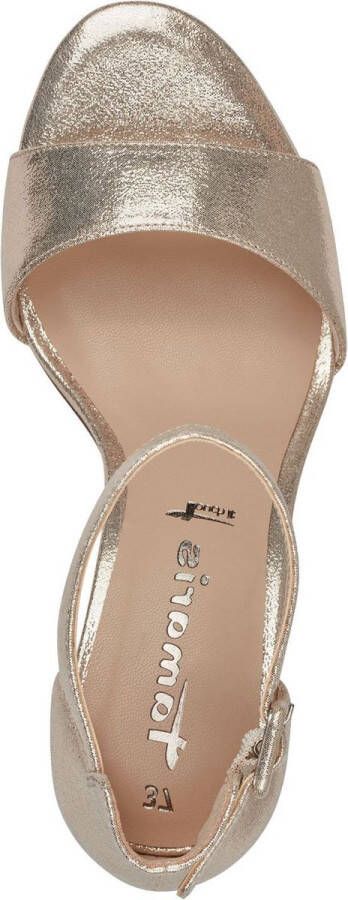 Tamaris online sandalen goud