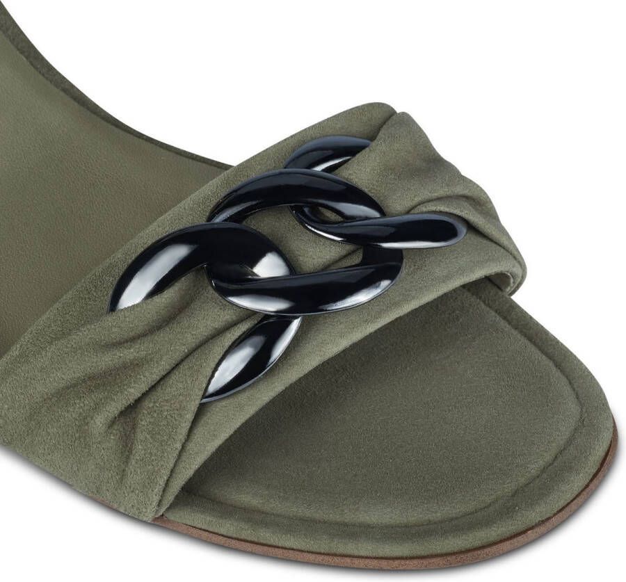 Hispanitas Stijlvolle T-Strap Hoge Hak Sandalen Zwart Dames