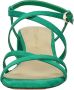 Tamaris Sandalen met hak groen Textiel Dames - Thumbnail 9