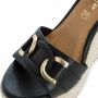 Tamaris Stijlvolle zwarte open sandalen Black Dames - Thumbnail 7