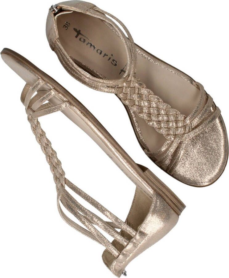 Tamaris Veelzijdige Sandalette met Anti-Slide Hak en Touch-it Zool Beige Dames - Foto 12