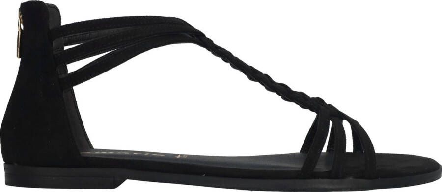 Tamaris Sandalen Plat Sandalen Plat Zwart