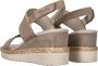 Tamaris Sandalen sleehak taupe Leer Dames - Thumbnail 7