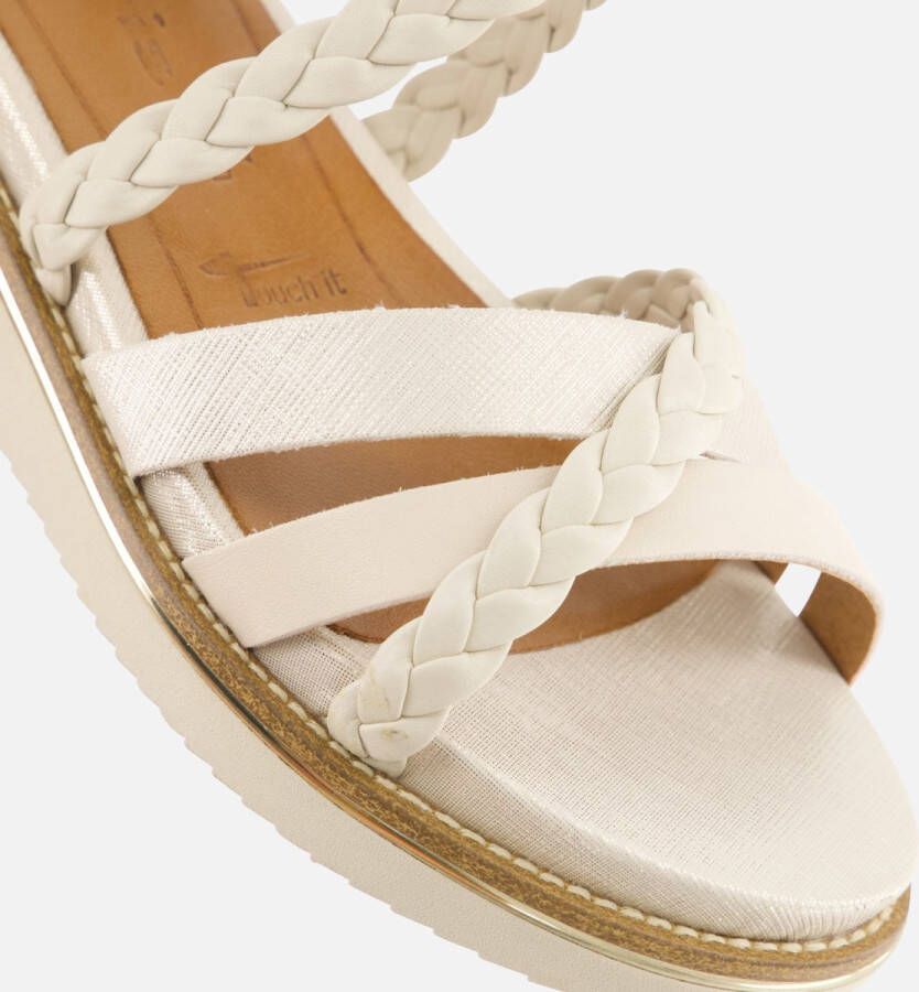 Tamaris Sandalen wit Imitatieleer Dames