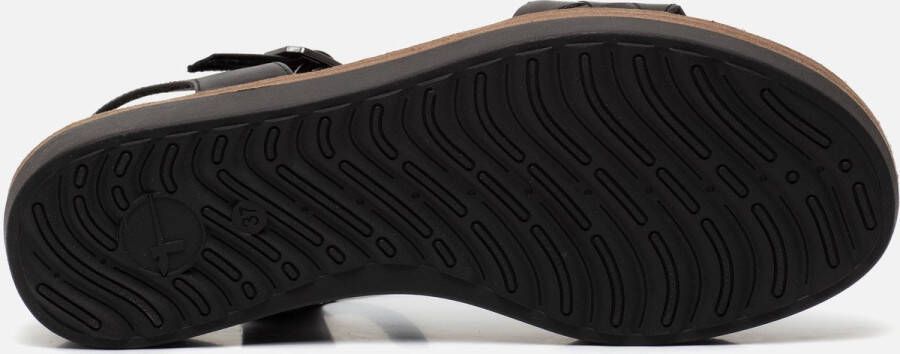 Tamaris Sandalen zwart Leer Dames