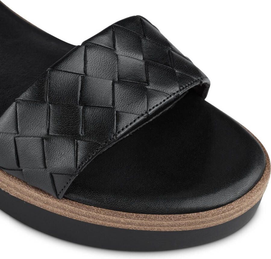 Tamaris Sandalen zwart Leer Dames