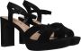Tamaris Zwarte Suède Sandalette met Enkelbandje Black Dames - Thumbnail 7