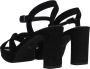 Tamaris Zwarte Suède Sandalette met Enkelbandje Black Dames - Thumbnail 8