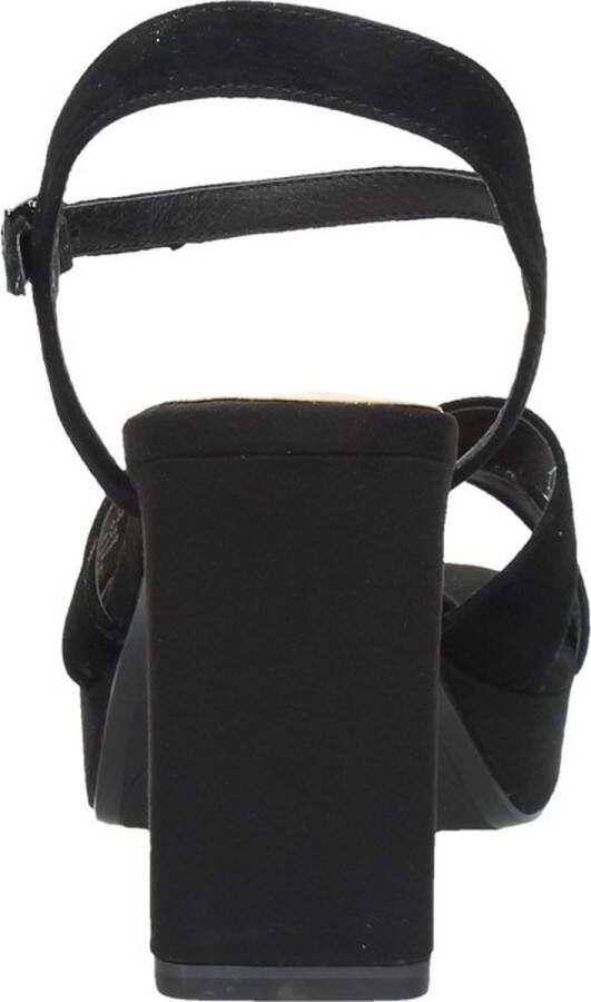 Tamaris Zwarte Suède Sandalette met Enkelbandje Black Dames - Foto 10