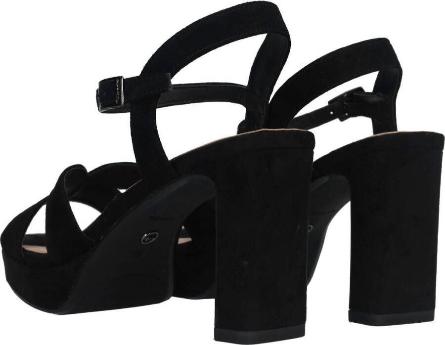 Tamaris Sandalen zwart Leer Dames