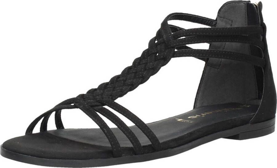 Tamaris Sandalen zwart Textiel Dames