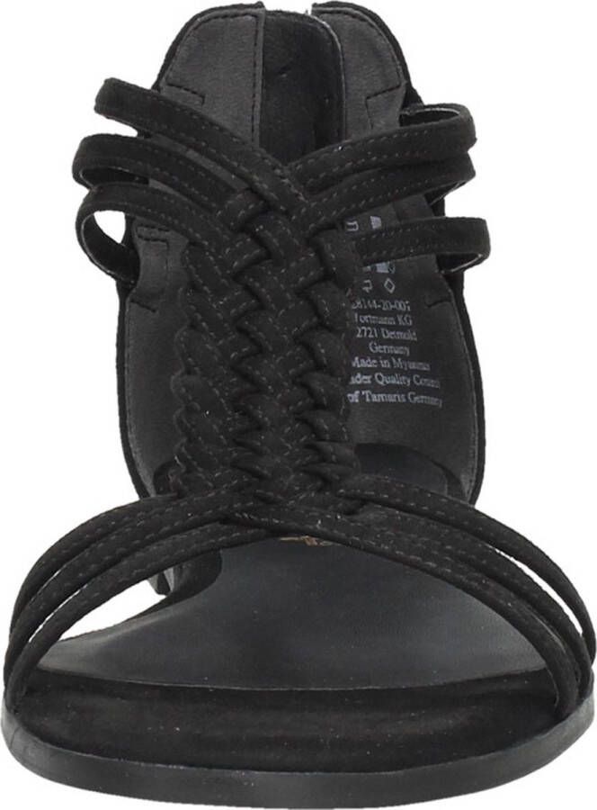 Tamaris Sandalen zwart Textiel Dames