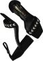 Tamaris Stijlvolle zwarte leren hoge hak sandalen Black Dames - Thumbnail 59