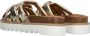 Tamaris Metallic Gouden Gevlochten Leren Slipper Yellow Dames - Thumbnail 20