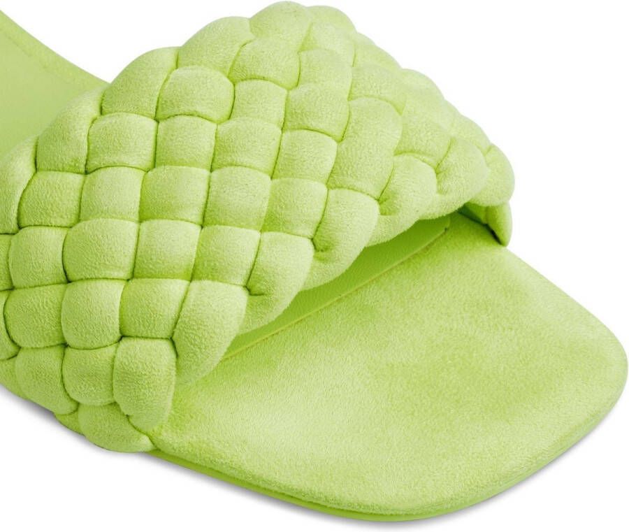 Tamaris Slippers groen Textiel Dames
