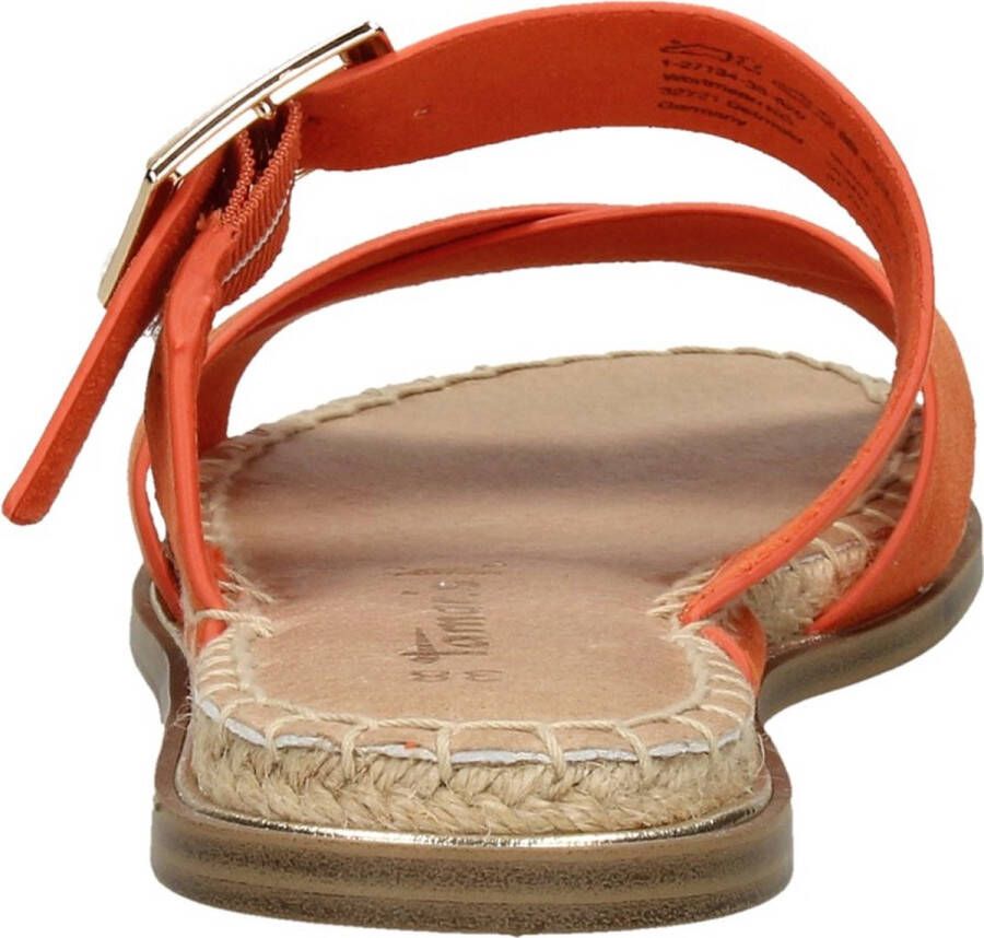 Tamaris Slippers oranje Dames