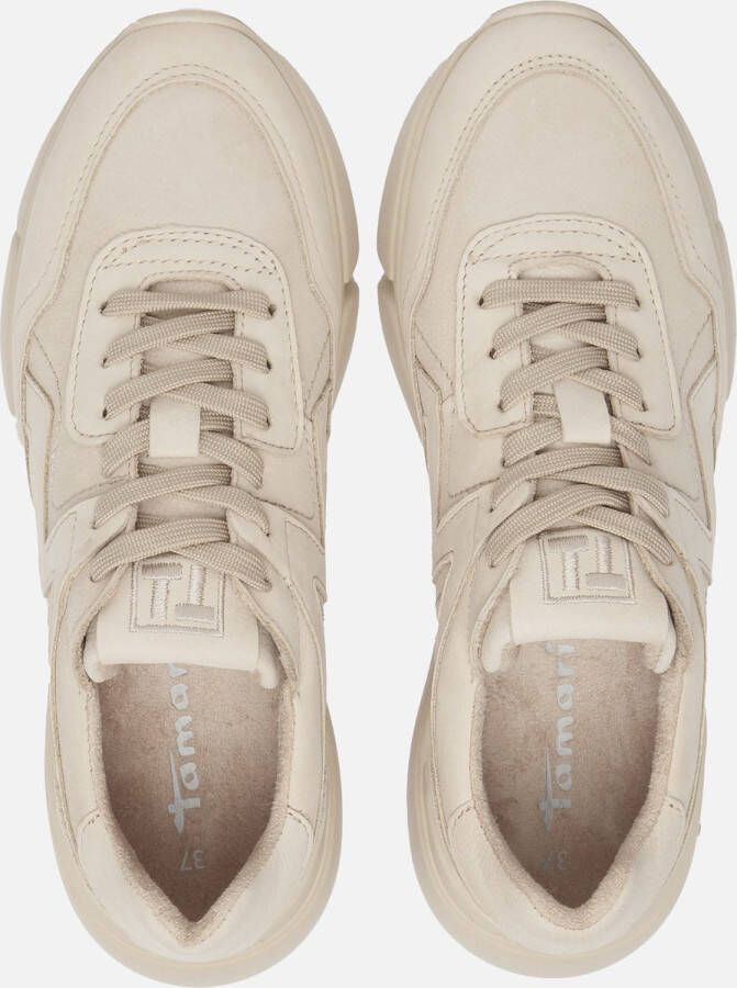 Tamaris Sneakers beige Leer Dames