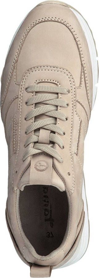 Tamaris Sneakers beige Leer Dames