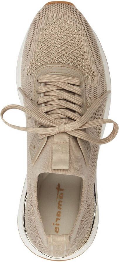 Tamaris Sneakers beige Textiel Dames