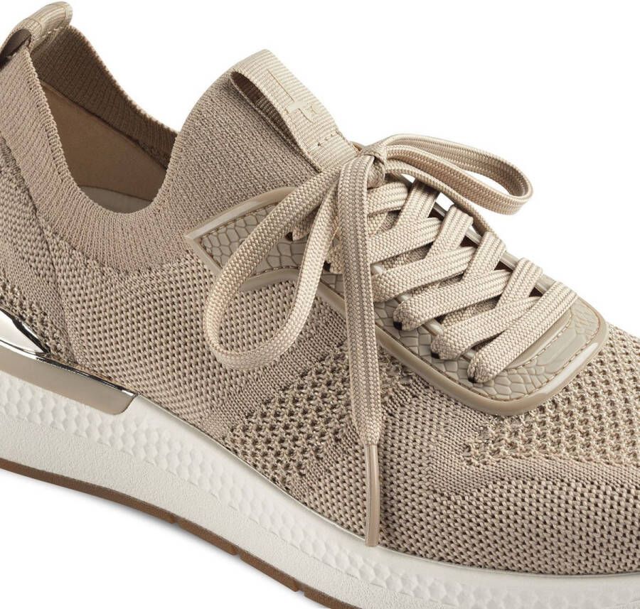 Tamaris Sneakers beige Textiel Dames