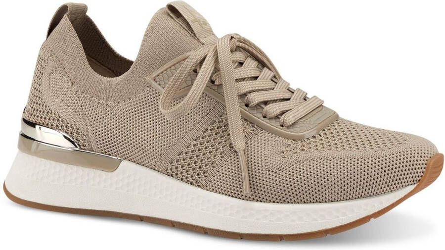 Tamaris Sneakers beige Textiel Dames