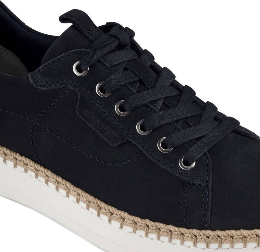Tamaris Sneakers blauw Leer Dames