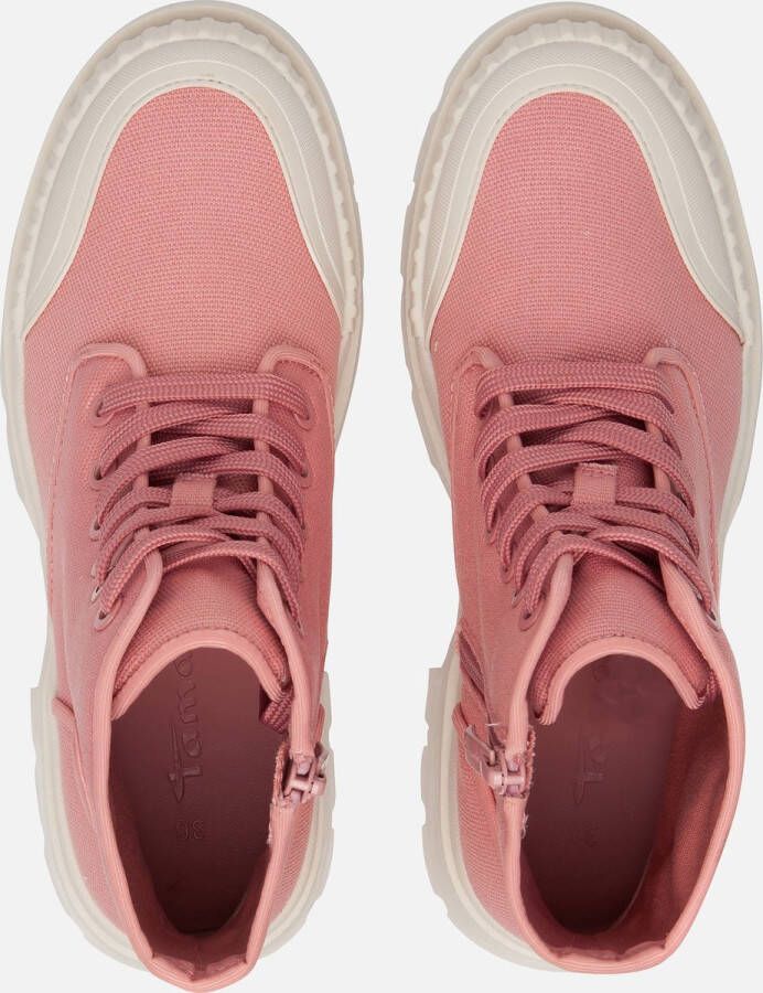 Tamaris Sneakers roze Textiel Dames