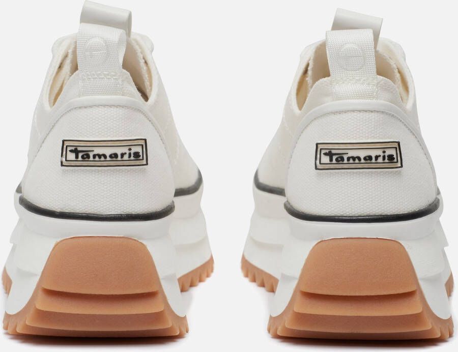 Tamaris Sneakers wit Canvas Dames
