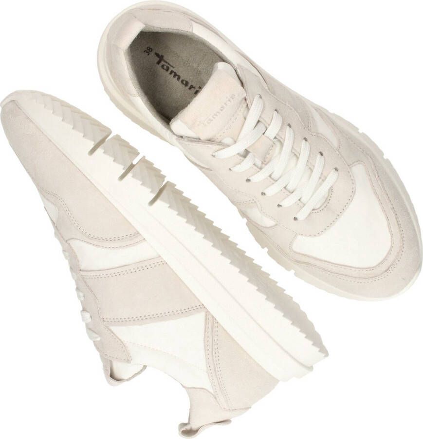 Tamaris Sneakers wit Imitatieleer Dames - Foto 3