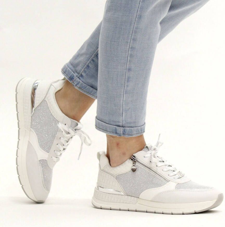 Tamaris Sneakers wit Synthetisch Dames