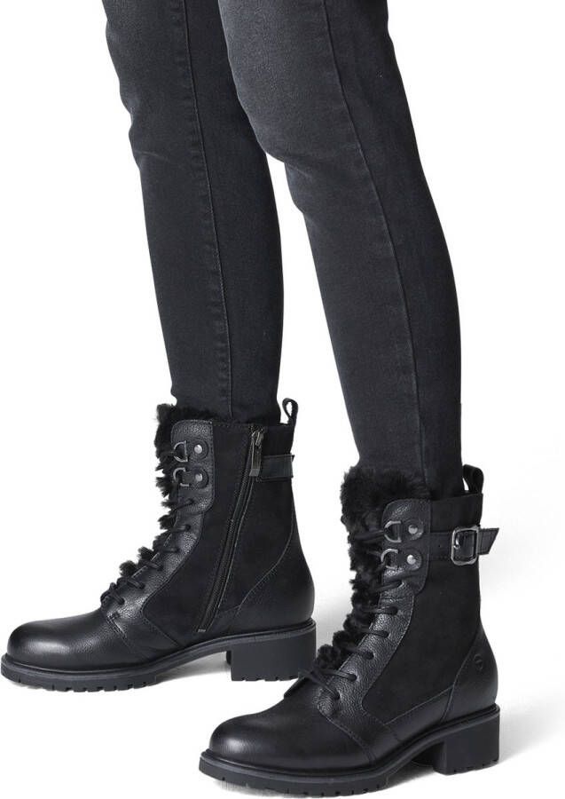 Tamaris Veterboot Vrouwen Zwart