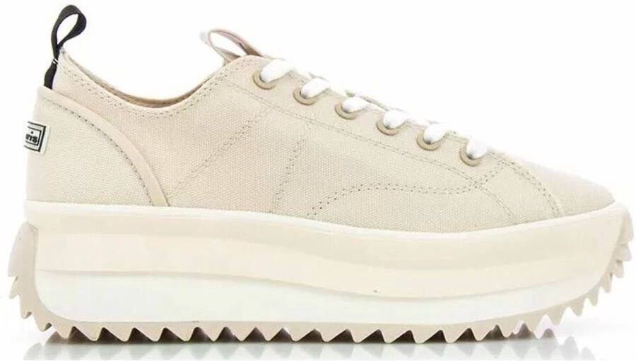 Tamaris Veterboots Dames Canvas Beige