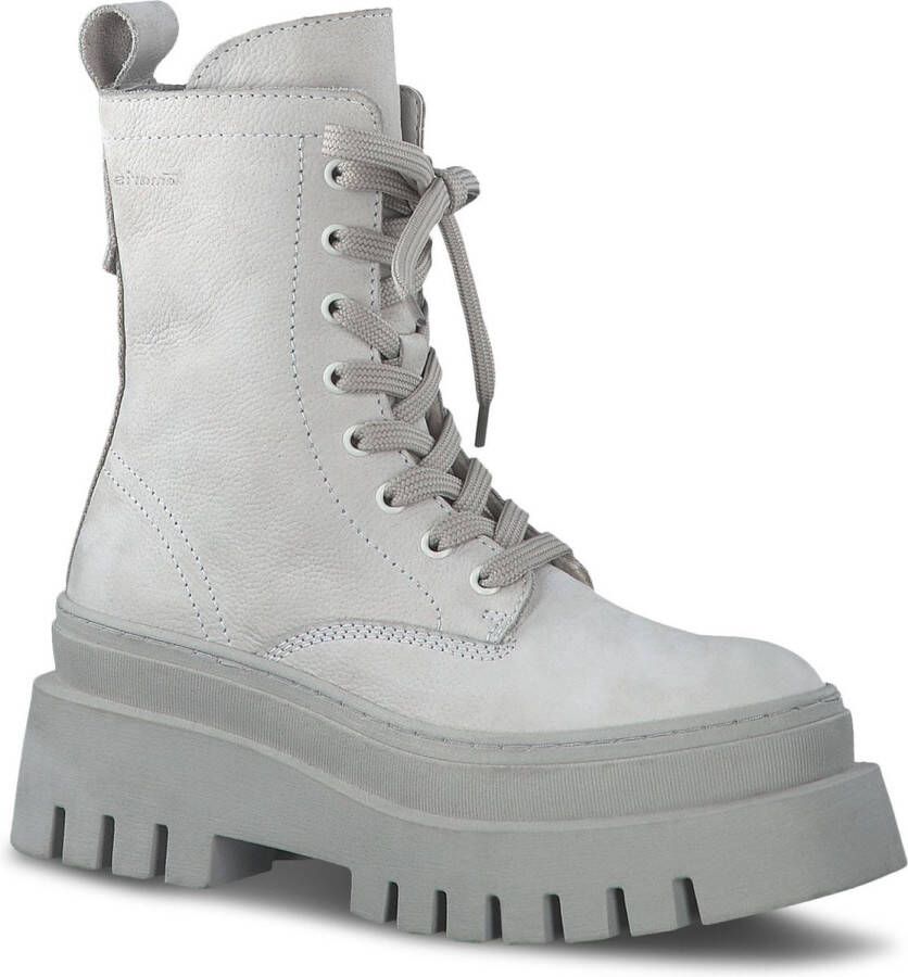 Tamaris Veterboots grijs Leer